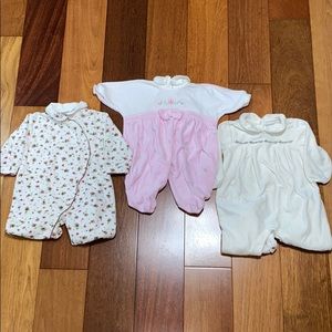 3 Girls Velour Bodysuit Bundle